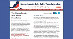 Desktop Screenshot of massdebtrelieffoundation.org